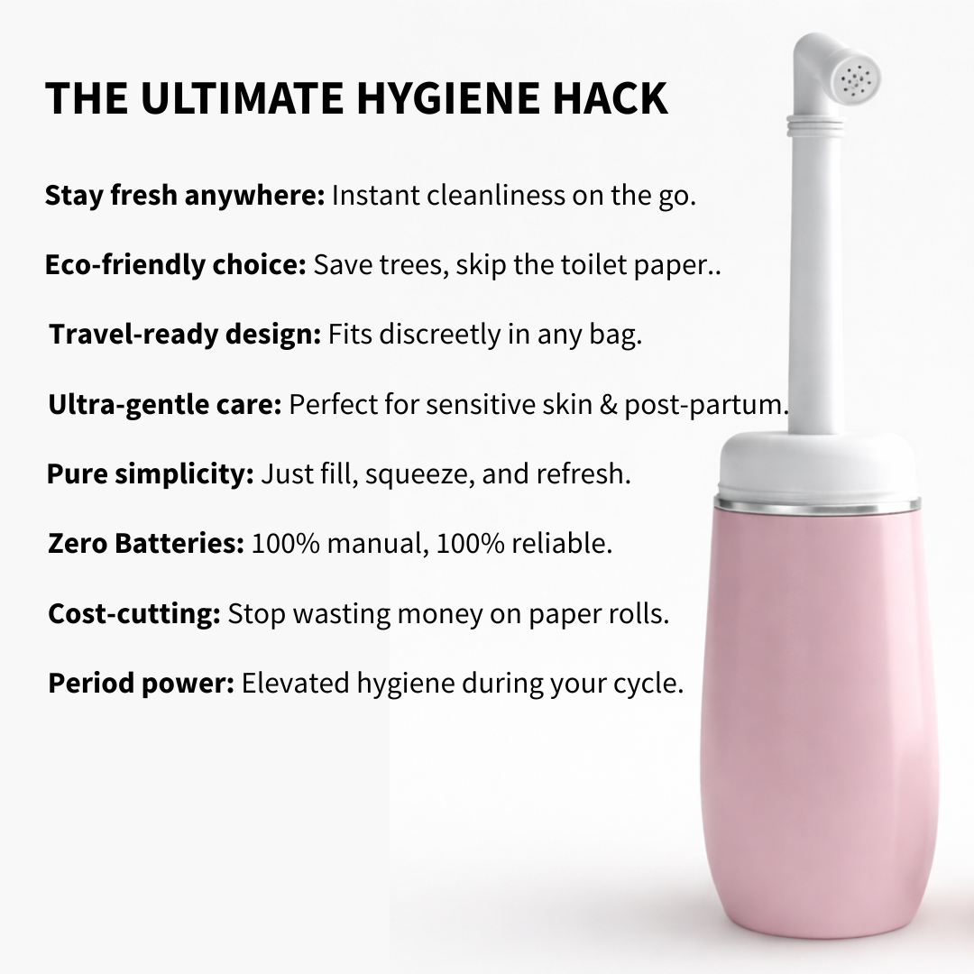 Pee-zy Flow™ | Votre Douchette Intime de Poche Peezy