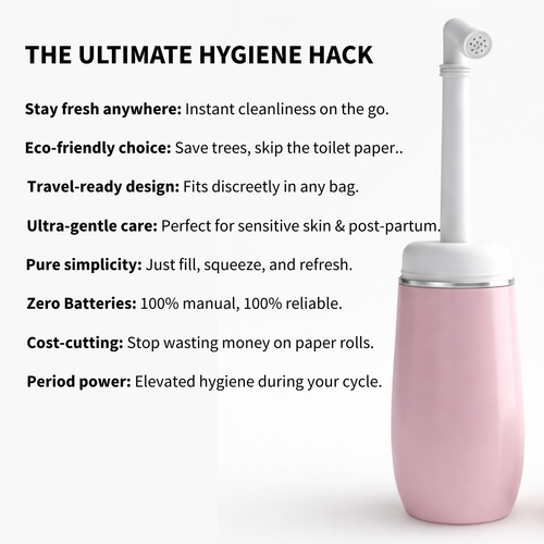 Pee-zy Flow™ | Votre Douchette Intime de Poche Peezy