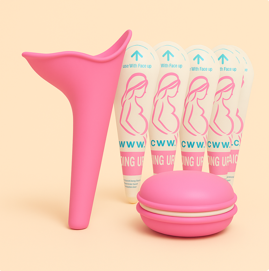 Pee‑Zy Poush – Urinoir féminin pratique et malin Peezy